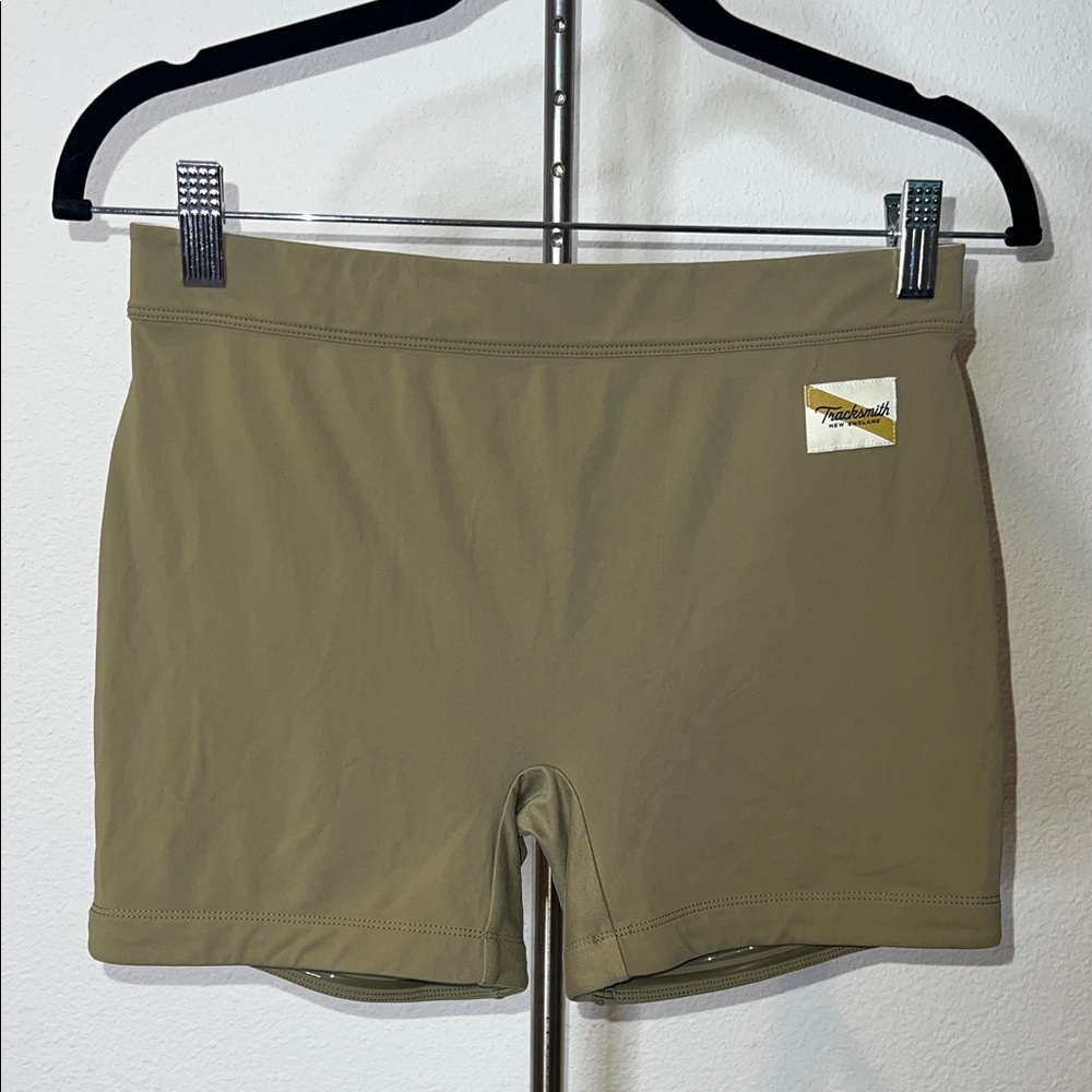 Tracksmith Olive Green Women's Running Shorts